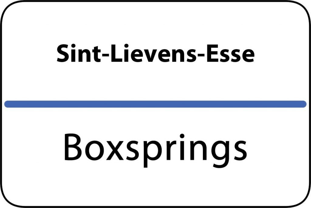 Boxsprings Sint-Lievens-Esse