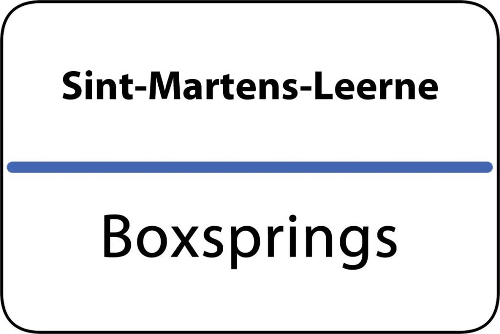 Boxsprings Sint-Martens-Leerne